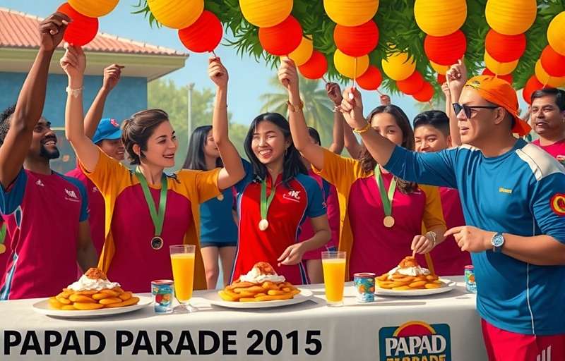 Papad Parade Community Clubs Papad Parade club members celebrating a tournament win with virtual snacks